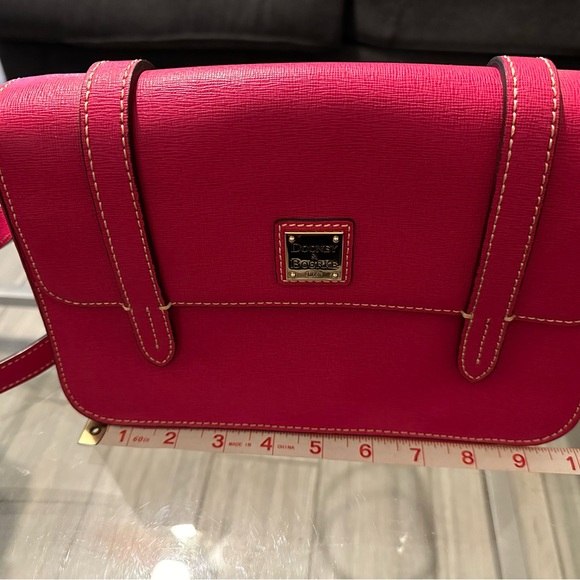 Dooney and Bourke Small Fuchsia Flap bag - Picture 9 of 15